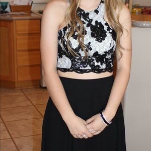 beautiful 2 piece dress